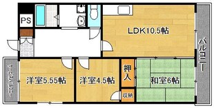 エルエムヒルズ平野の物件間取画像